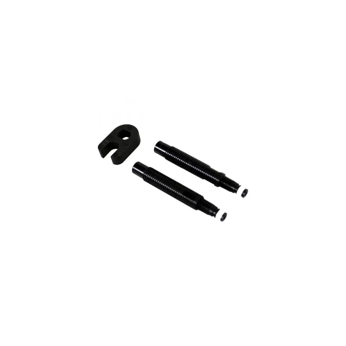 Schwalve Valve Extender 30mm Black, 2pcs